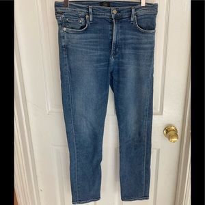 Citizens of Humanity cropped jeans, size 10/30